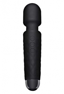 Female Wand Massager �arjl� Vibrat�r - Siyah